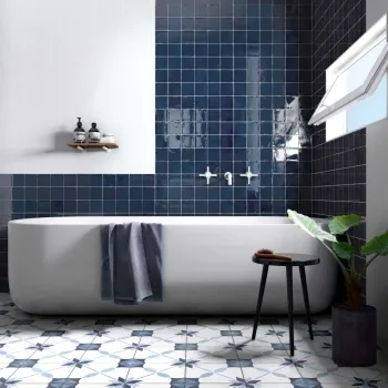 Manacor Ocean Blue 100x100mm Wall Tile