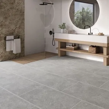 Mineral Grey Rustic Edge Stone Effect Porcelain Tile