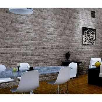 Muralla Grey Brick Wall Tiles Roomset