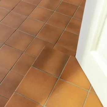 Quarry Brown Charred Effect Natural Clay RE Round Edge Matt Floor Tile