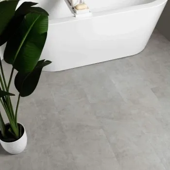 Runa Grey Clouds Tile Luxury Click Vinyl Flooring 5mm