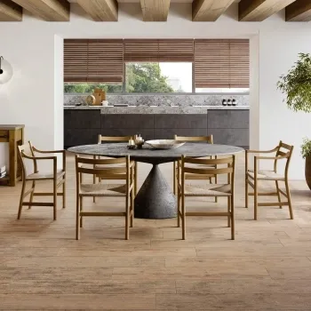 Sequoia Dark Oak Wood Effect Anti Slip Italian Porcelain Tile