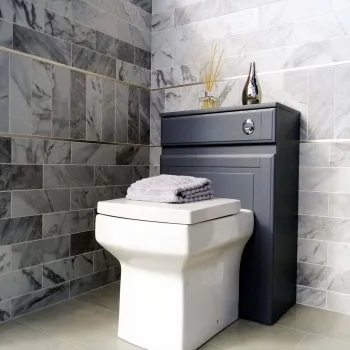 Venato Grey Wall Tile 100x300 Bathroom Roomset