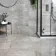 Bernini Grey Gloss Marble Effect Floor Tile