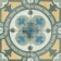 Granada Green Victorian Patterned  Matt Ceramic Floor Tile