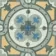 Granada Green Victorian Patterned  Matt Ceramic Floor Tile