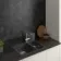 Lithos Dark Grey Hexagon Matt Marble Effect Porcelain Wall and Floor Tile