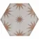 Lylia Terracotta Decor Hexagon Matt Wall and Floor Tile