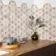 Lylia Terracotta Decor Hexagon Matt Wall and Floor Tile