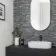 Rio Black Split Face Effect Italian Porcelain Wall Tile