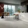 The Room White Italian Polished Porcelain Wall and Floor Tiles