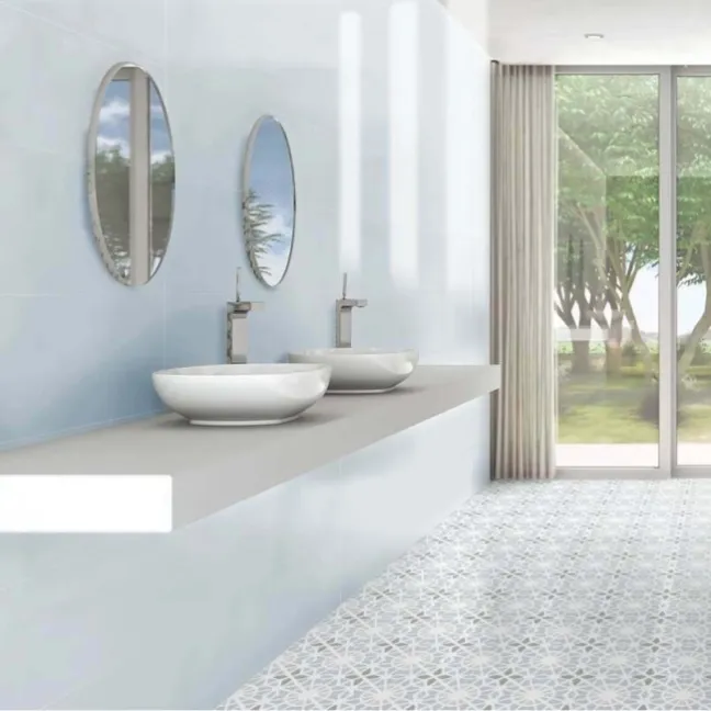 Adele Light Blue Floor Tile