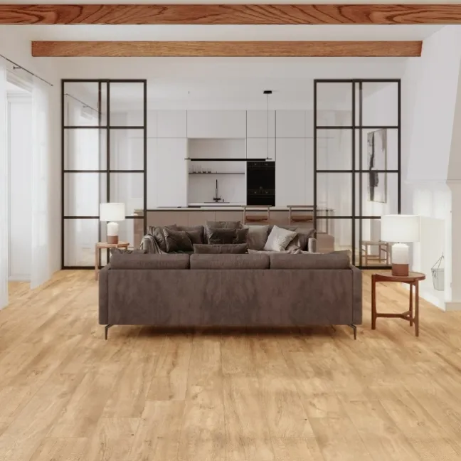 Aspen Natural Oak Wood Effect Matt Porcelain Floor Tile
