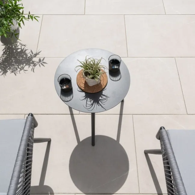 Bellevue Ivory Stone Effect Large Outdoor Porcelain Slab Tile