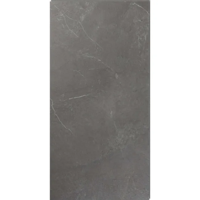 Galicia Anthracite Marble Tile Luxury Click Vinyl Flooring 5mm
