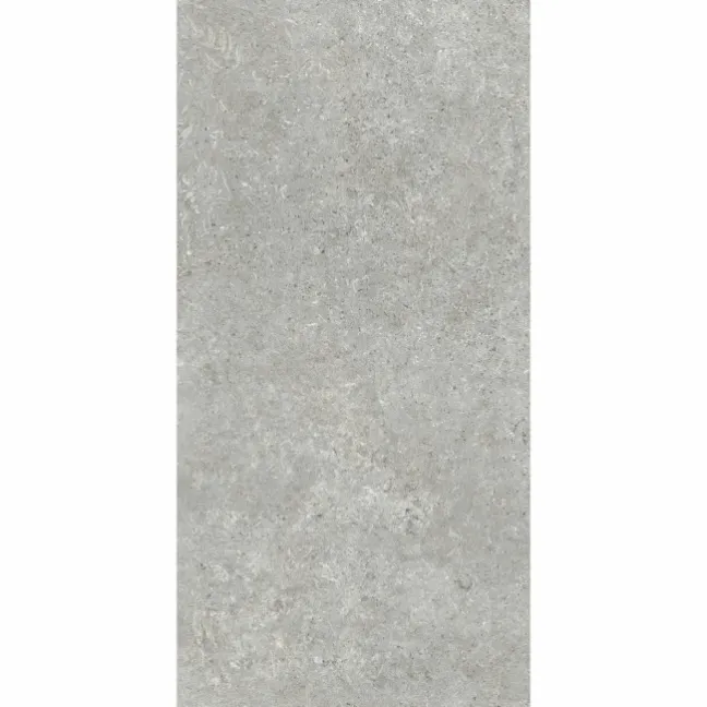 Roca Limestone Effect Grey Matt Porcelain Wall & Floor Tile
