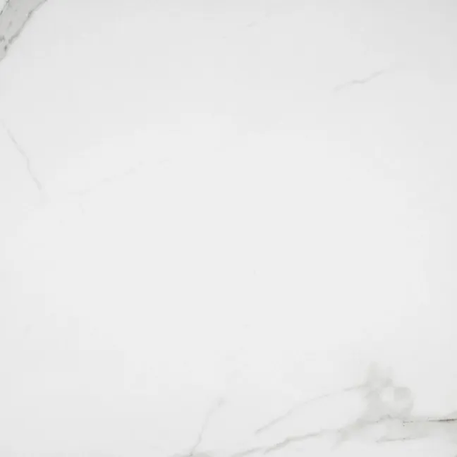Place White Polished Marble Effect Floor Tile