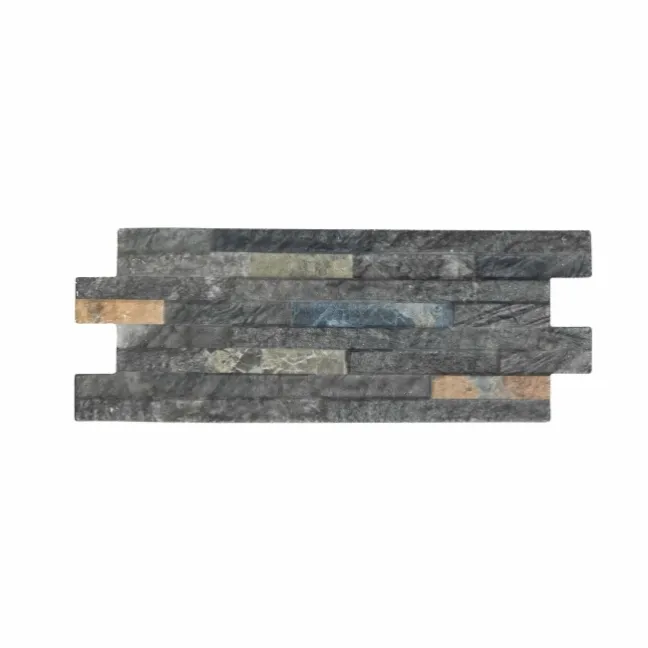 Rio Black Split Face Effect Italian Porcelain Wall Tile