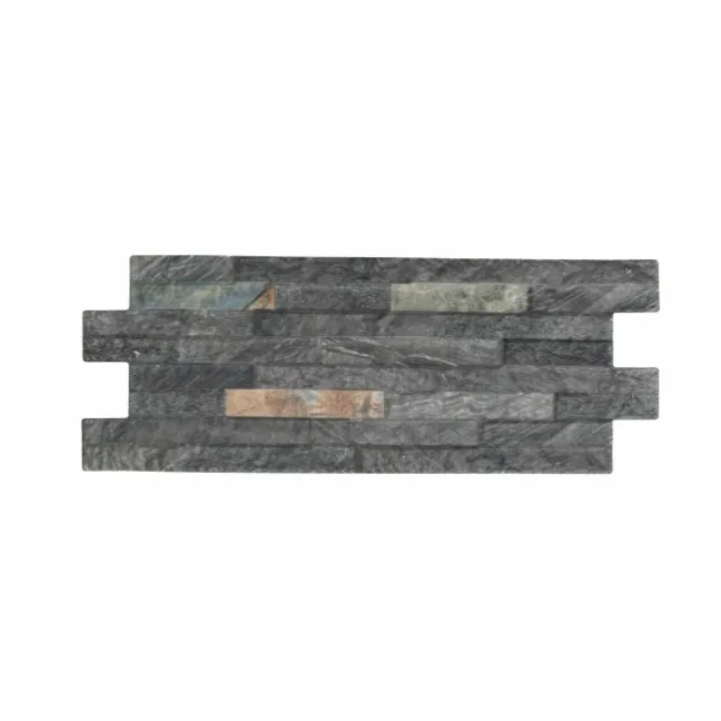 Rio Black Split Face Effect Italian Porcelain Wall Tile