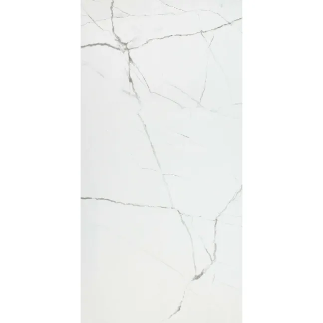 The Room White Italian Polished Porcelain Wall and Floor Tiles