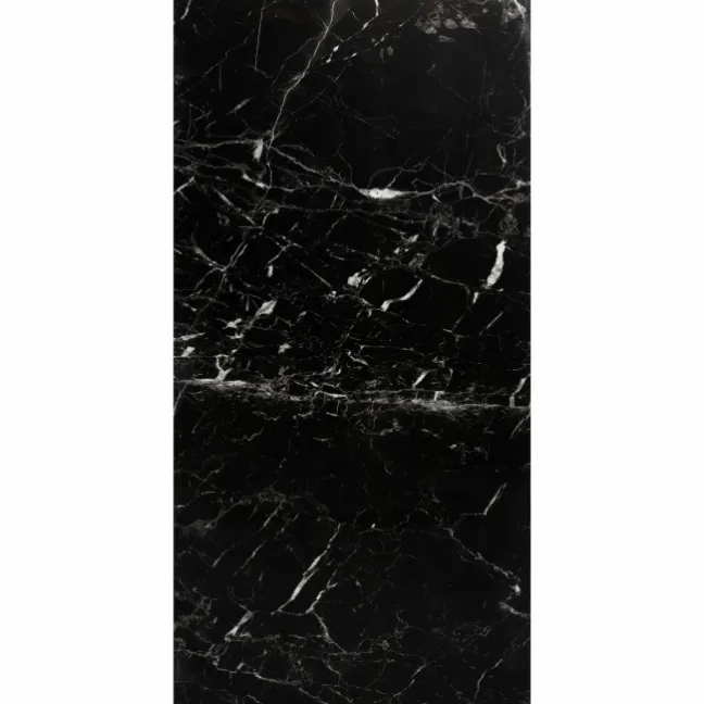 Sky Black Marble Effect Polished Porcelain Wall and Floor Tile