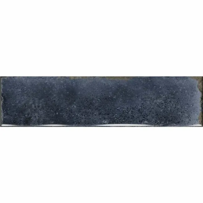 Style Denim Blue Brick Effect Gloss Ceramic Wall Tile