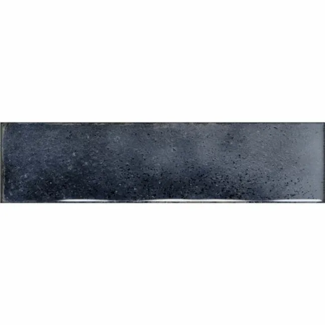 Style Denim Blue Brick Effect Gloss Ceramic Wall Tile
