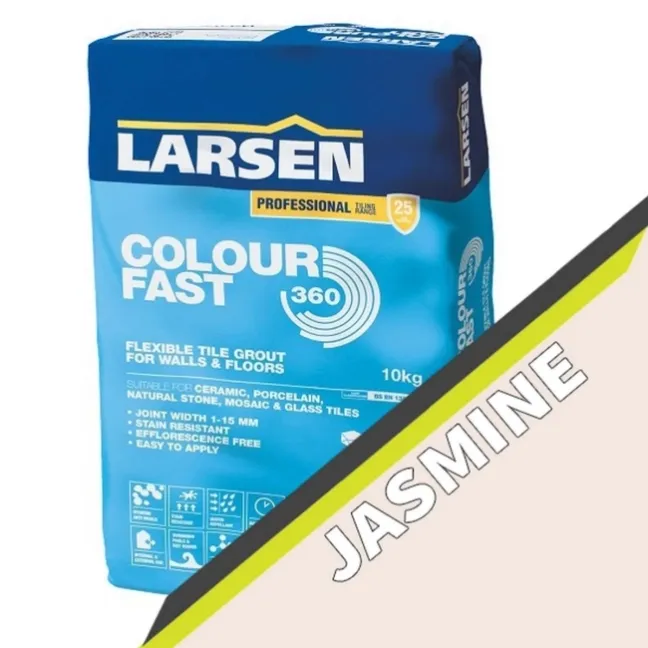 Colourfast 360 Flexible Jasmine Grout - 10kg