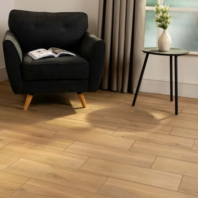 Timber Oak Wood Effect Matt Porcelain Floor Tile