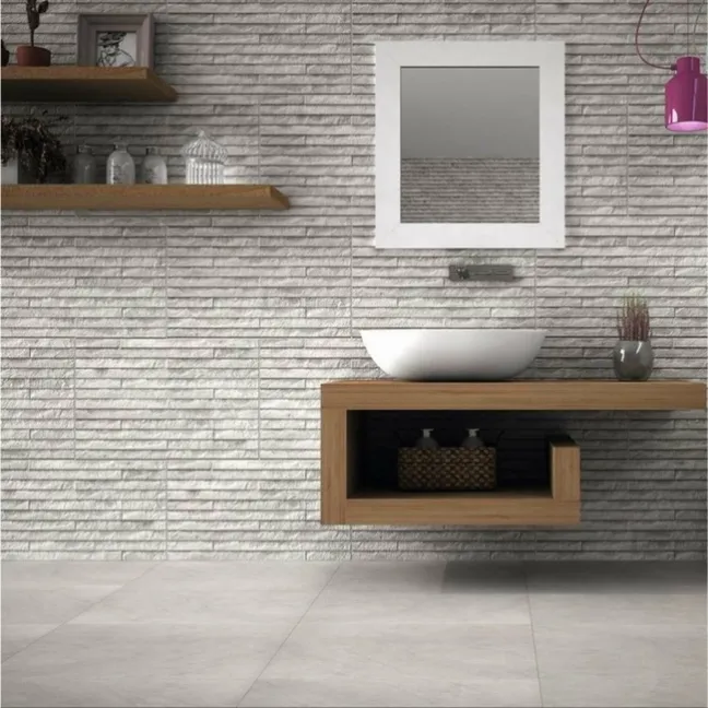 Yosemite Grey Split Face Wall Tiles