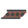 Victoria Red & Black Border
