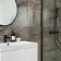 Breccia Adige Grey Polished Marble Effect Porcelain Wall and Floor Tile