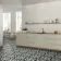 Devon Black & White Victorian Patterned Matt Ceramic Floor Tile
