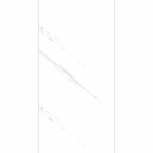 Alaskan Calacatta White Marble Effect Polished Porcelain Wall and Floor Tile