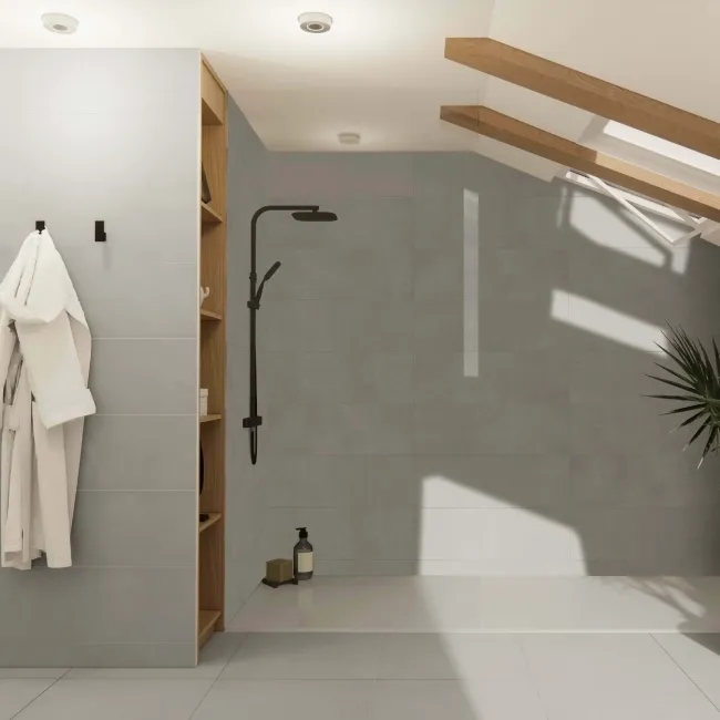 Bercy Grey Concrete Effect Matt Ceramic Wall Tile
