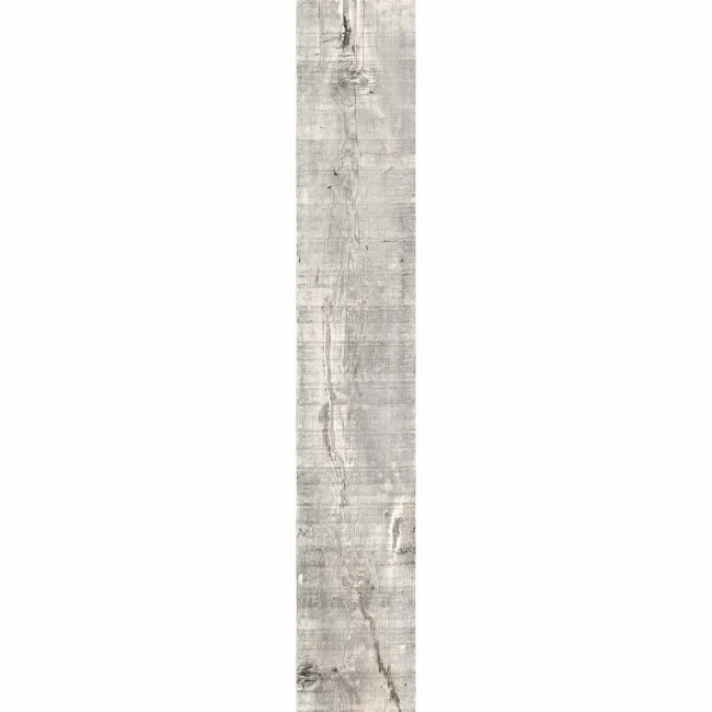 Firewood Grey Mixed Wood Effect Matt Porcelain Floor Tile