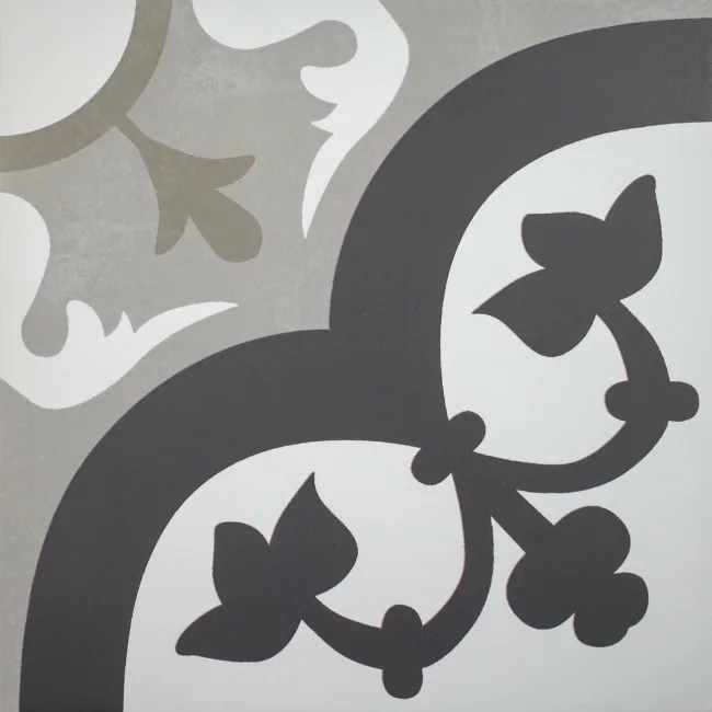 Hanoi Flower Grey Floor Tiles
