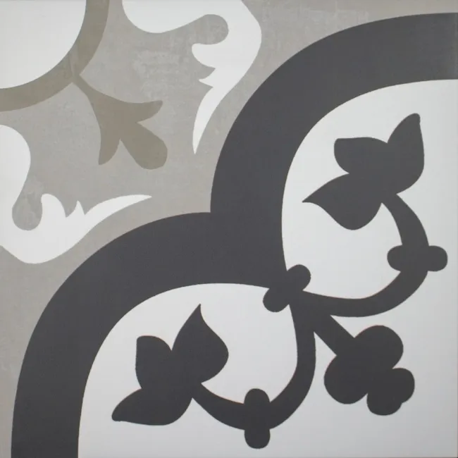 Hanoi Flower Grey Floor Tiles