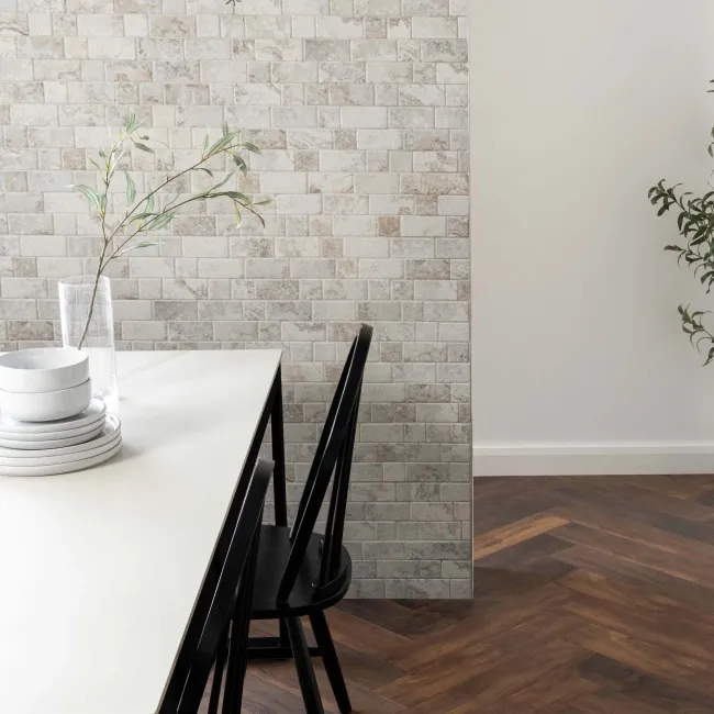 Roma White Travertine Effect Italian Porcelain Wall Tile