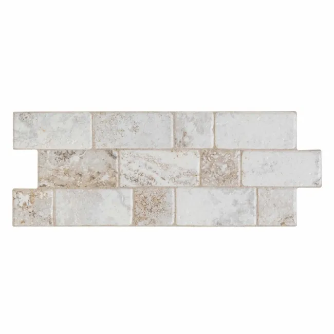 Roma White Travertine Effect Italian Porcelain Wall Tile