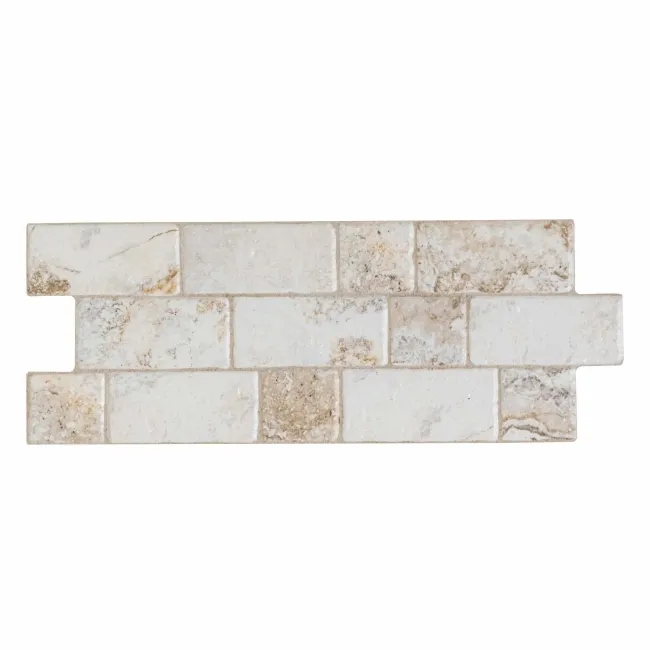 Roma White Travertine Effect Italian Porcelain Wall Tile