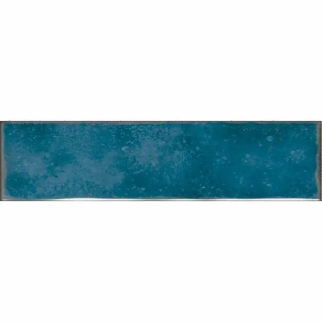 Style Aqua Blue Brick Effect Gloss Ceramic Wall Tile