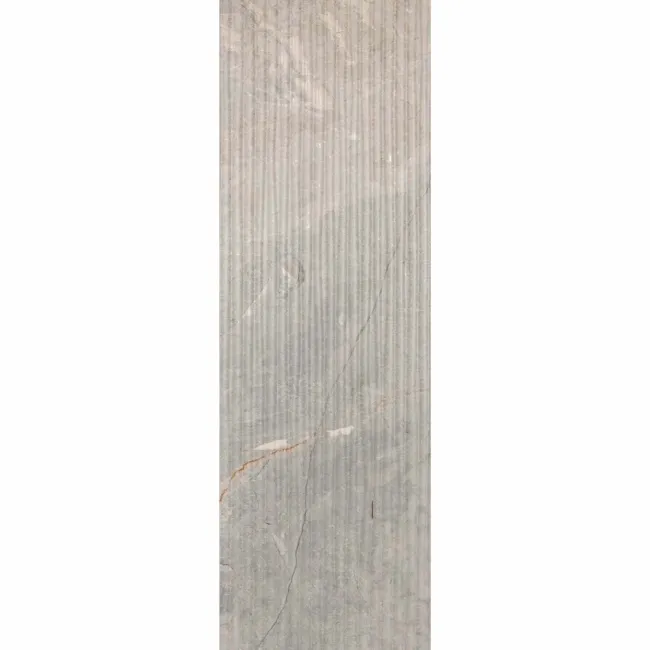 Tuscan Greige Embossed Decor Stone Effect Matt Ceramic Wall Tile