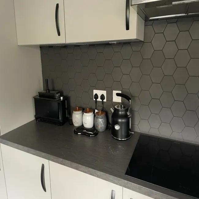 Kromatika Hexagon Black Porcelain Wall & Floor Tile