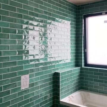 Village Emerald Green Wall Tiles - Tiles from Tile Mountain