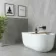 Allegro Grey Stone Effect Matt Porcelain Wall and Floor Tile