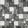 Fabric Grey Swirl Glass Mosaic