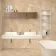 Immense Peach Stone Effect Polished Porcelain Wall and Floor Tile