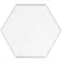 Kromatika Hexagon White Porcelain Wall & Floor Tile