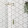 Lylia Taupe Decor Hexagon Matt Wall and Floor Tile